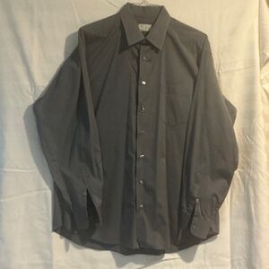 Men's Gray Dress Shirt